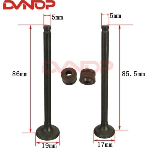 Motorcycle inlet and exhaust valve forZUMA BWS X125 BWSX125 ZUMA125 BWSX-125 4C6-E2111-00 4C6-E2121-00 CUGUNS 5ML 5TY 1MS