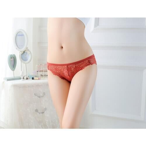 Jian Peng fashion sexy panties women hollow out underwear women thong ropa interior femenina lace panties transparent panties