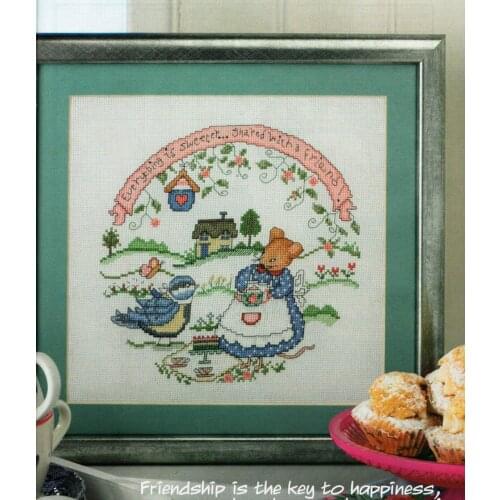 ZZS042 Friendship Sampler DIY stich Craft Embroidery Counted NOT PRINTED Cross Stitch Packages Cross Stitching Kits Painting Kit