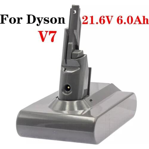 For Dyson V7 Vacuum Cleaner Rechargeable Lithium Ion Battery Pack,18650,BMS,21.6V,6.0Ah,6000mAh,Fluffy ,V7 Pro,Replace L70