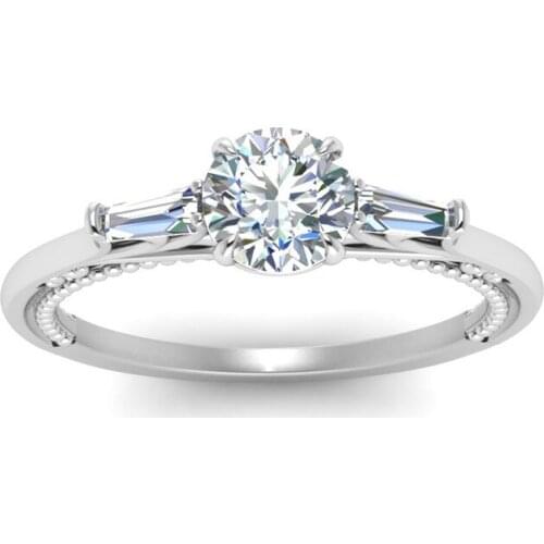 2020 new fashion classic jewelry artificial gem diamond ring wedding ring engagement ring free shipping