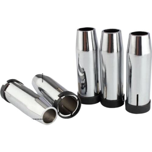 24KD Gas Nozzle 5pcs MIG Welding Torch Gas Nozzle Contact Tip MIG Gun Welding Nozzle