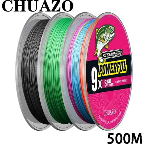 500M Fishing Line 6KG-78KG Braided X9 Braided Fishing Line Japan PE Braided Line Fishing Tackle Fishing Gear Accessories