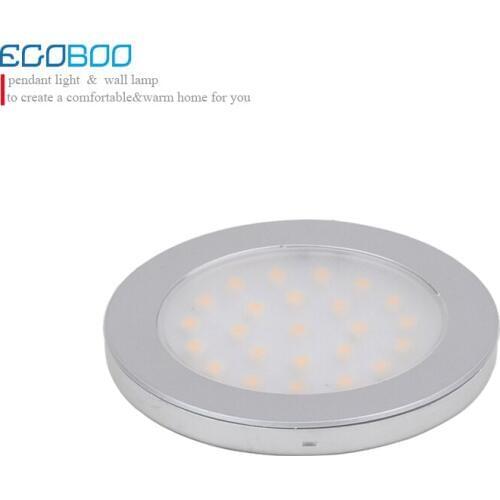 6pcs/lot) 3w 12v Kitchen lamp Round Flat Surface Downlight LED Cabinet White Light Closet Lamp Bulb For Home lumination
