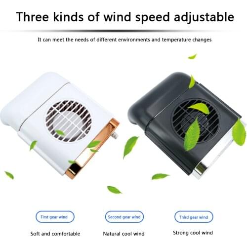 Car Fan Rear Seat Back Cooler USB Charging 3 Wind Speed Adjustable Control Portable Mini Auto Air Cooling Silent Fan
