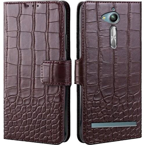 Wallet Case Leather Book Business Cover for Asus Zenfone GO ZB500KL ZB500KG X00AD Case Flip Phone Bags Magnet Card Slot Holder