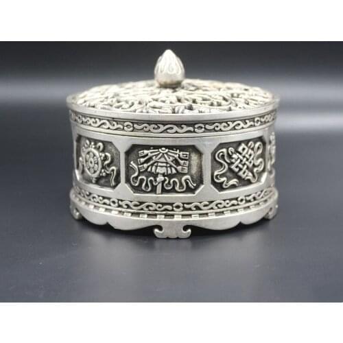 Feng Shui eight treasures incense burner, Magic weapon incense burner, Exquisite handicraft decorations