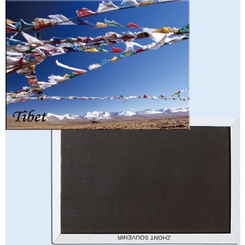 Flag Bunting, Tibet, Magnetic Refrigerator Affixed With Tourist Souvenirs Home Accessories 24886