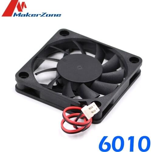 6010 DC 12V Cooling Fan Brushless for Reprap 3D Printer Parts DC Cooler 60x60x11mm Plastic Fan
