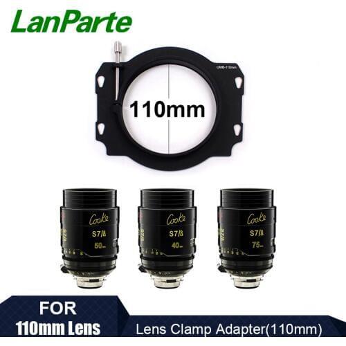 LanParte Matte Box Lens Clamp Adapter 110mm for Anamorphic Lens, Premium Lens and Cine Camera DSLR Camera Accessories