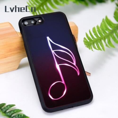 LvheCn Silicone Rubber Phone Case Cover for iPhone 6 6S 7 8 Plus X XS XR 11 12 Mini Pro Max Angel Of Music