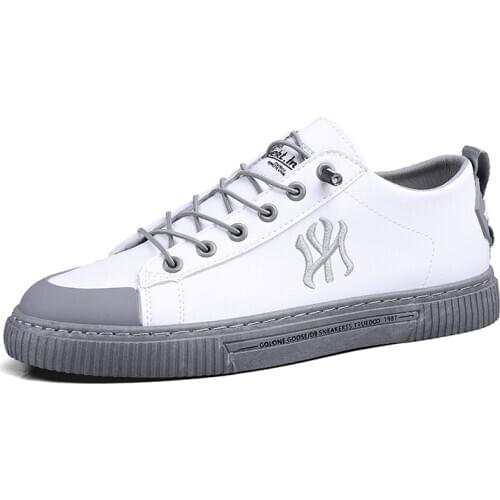 Men Shoes Spring Autumn Casual imitation leather Flat Shoes Lace-up Low Top Male Sneakers tenis masculino adulto shoes