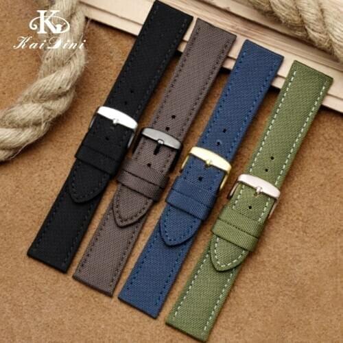 Nylon Seatbelt Watch Band Optical kinetic energy BM8475 Number 5 General waterproof nylon High QualityCanvas watch with 22mm men