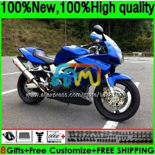 VTR1000F For HONDA SuperHawk Gossy blue VTR1000 F 97 98 02 03 04 05 147BS.33 VTR 1000 F 1000F 1997 2002 2003 2004 2005 Fairing