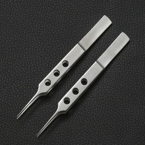 Ophthalmic tweezers, microscopic instruments, surgical beauty tools, fat extraction, tweezers platform, with or without teeth, d
