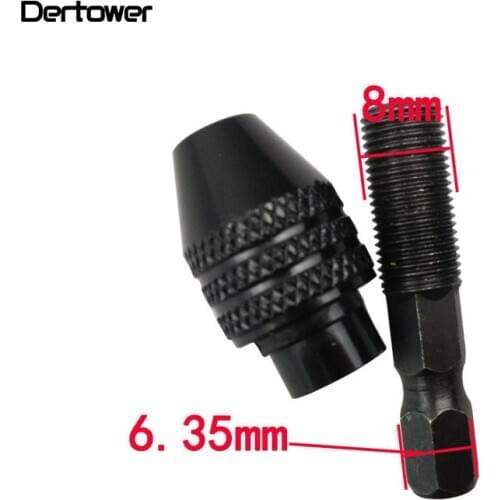 M8x0.75mm Multi Chuck Keyless For Dremel Drill Universal Tools 0.3-3.2MM Collet Faster Bit Swaps Grinding Chuck