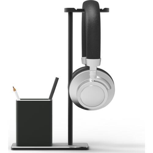 Headphone Stand,Wireless Gaming Headset Stand,Premium Aluminum Alloy Headset Stand,Metal Headphone Holder With Pen Container