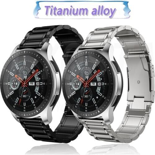 Hot Sell Titanium alloy Strap For Huawei GT2 46mm/GTR 47mm/GT2 Pro Smart Watch Bracelet Straps For Galaxy Watch3 45mm Wristband