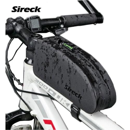 Sireck Waterproof Bicycle Bags Cycling Top Front Tube Frame Bag Large Capacity MTB Road Bicycle Pannier Pouch Bike Accessories
