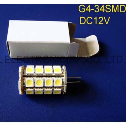 High quality G4 12vdc 6W led G4 lamp Bulb light free shipping 5pcs/lot
