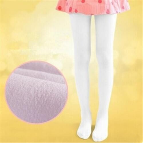 YZ-S-HS-0001 Autumn/Winter Childrens Push and Thick 800D Ballet White Pantyhose Professional Childrens Dance Hosiery