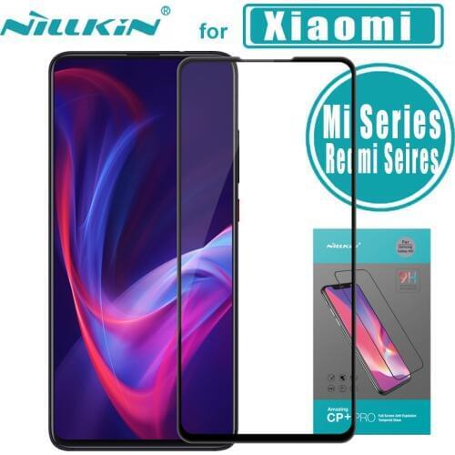 For Xiaomi Redmi K20 7A Tempered Glass Screen Protector Nillkin Full Cover Glass for Xiaomi Mi 9T Pro A3 CC9 Mix 3 Poco F1 Glass