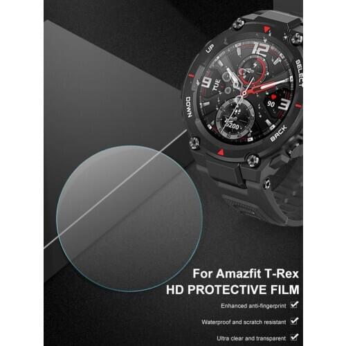 Watch Protective Film Explosion-proof Soft Tempered Film High-definition Resist Hydrogel Protector for Amazfit T-REX Watch 2020