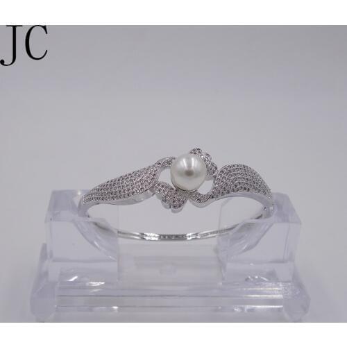 Pearl Bracelets For Women Fashion Gold color Jewelry Wholesale Multi Layers Cuff Bracelets Bangles Pearl Jewelry