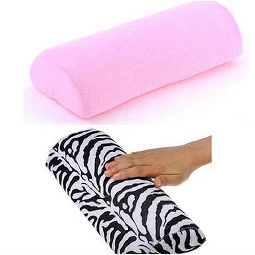 1Pc Professional Half Hand Cushion Rest Pillow Long Nail Art Design Manicure Soft Column Nail Salon Polish Hand Holder