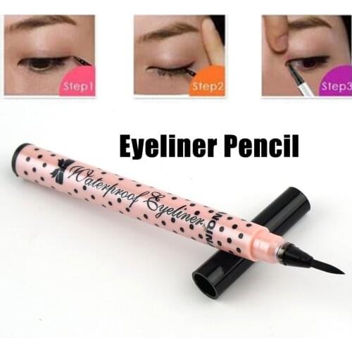 1PCS Women Lady Beauty Makeup Black Eyeliner Waterproof Long-lasting Liquid Eye Liner Pencil Pen Make Up Cosmetic Cute Tool