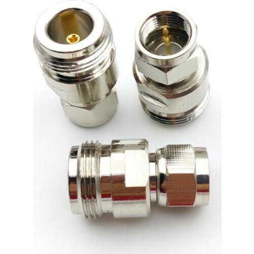 10PCS/20pcs copper N female jack to F male plug straight RF Coaxial Adapter CONNECTOR