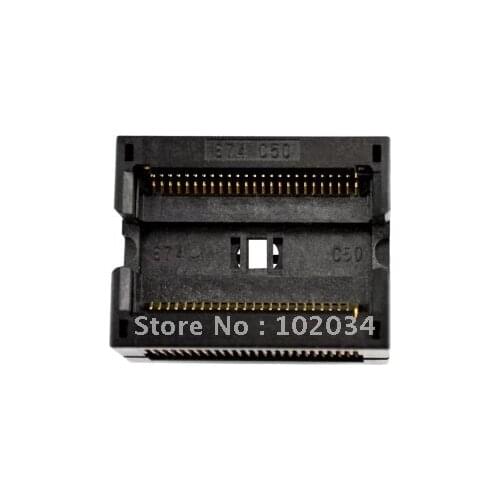 100% NEW 674 C50 674-C50 TSOP50 IC Test Socket / Programmer Adapter / Burn-in Socket(OTS-50)