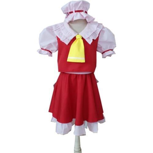 2018 Anime Touhou Project flandre scarlet Cosplay Costume custom any size Halloween