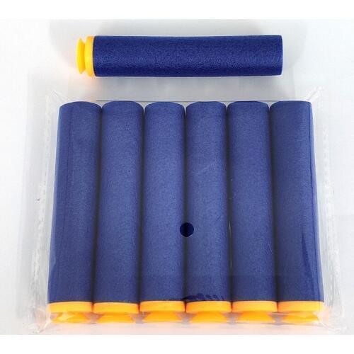 30 Pcs Blue Body 8.5x1.8cm Refill Darts Sucker Head Toy Bullet for Nerf Series Gun Rifle Blaster Dart Outdoor Fun Sports