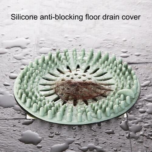 5pcs Sink Filter Drain Strainer Sewer Home Sewer High Quality Bathroom Kitchen Silica Gel Pink Filter Hair Catcher