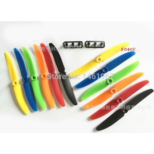 50pair/lot 5030 Propeller Two Propeller (ABS) Multicopter Helicopter For QAV250 Quadcopter Quadricopter Wholesale Promotion