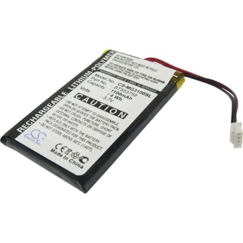 2021 Battery For Typhoon BT553759 MyGuide 3100 1100mAh