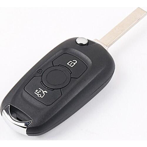 DAKATU 2 Button Flip Folding Remote Car Key Shell Case For Buick Verano Replacement Remote keyless entry fob case cover