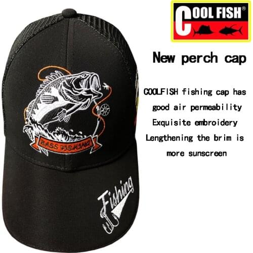 COOL FISH Fishing Caps