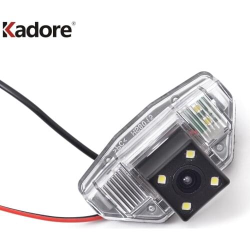For Honda CRV CR-V 2012-2019 Odyssey 2007-2012 Crosstour 2009-2015 Car Rear View Camera Backup Reverse Camera HD CCD 4 LED