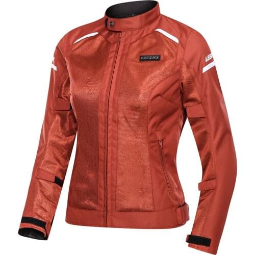 Women Summer Motorcycle Jacket Coat 3D Mesh Breathable Lady Teens Girl Motorbike Moto Jacket Riding Clothing CE Protective Gear