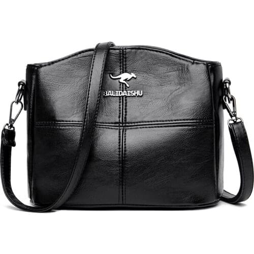 Summer Bag Womens Large-Capacity Shoulder Bag Top Handbag Ladies 2021 Casual Bag High-Quality Soft Leather Messenger Bag