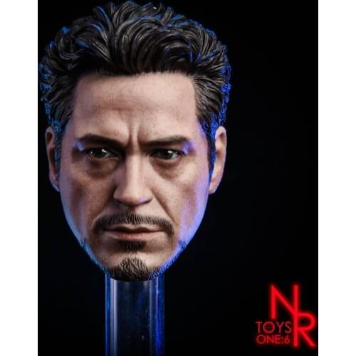 1/6 Scale Male Head Sculpture Model Fit 12" Action Figure Body In Stock