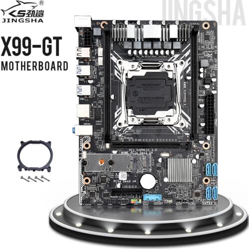 Jingsha X99 M-H2 LGA 2011-3 Motherboard Combo 4* DDR4 RAM Supports Kit Xeon E5 2620 2650 2678 V3 SSD M.2 SATA 3.0 2*PCIE 16X