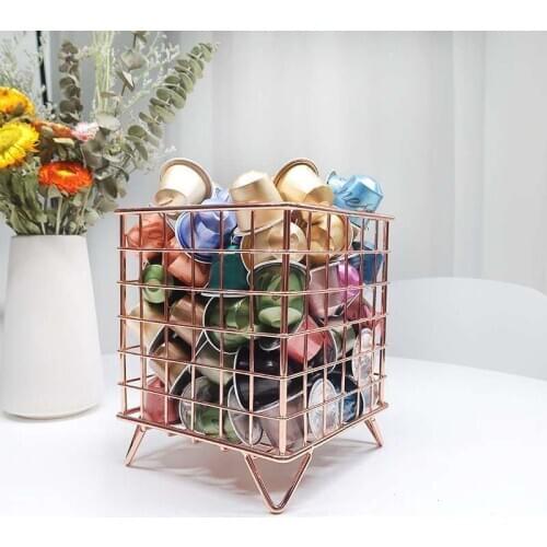 2020 New Nespresso/Dolce Coffee Capsule Holder Stand Rotary Coffee Pod Tower Rack Rotatable Coffee Pods Storage Shelves