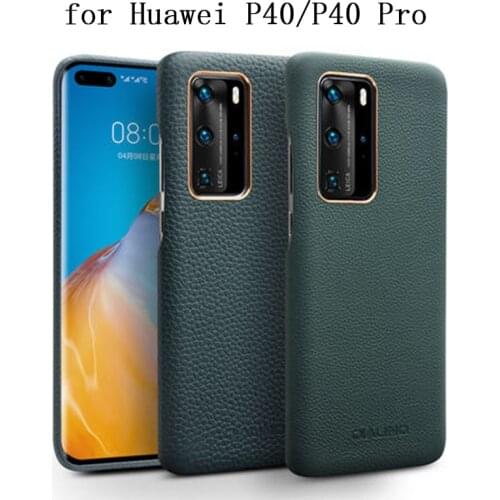 Original Genuine Leather Case forHuawei P40 Ultra-thin Back Protective Skin forHuawei P40 Pro Fundas Cover P40Pro coque capa