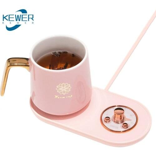 Cup Heating Coaster Retro Thermostat Coaster Coffee Tea Mug Warmer Pad Desktop Coffee Dormitory Insulation Constant Warm Coaster