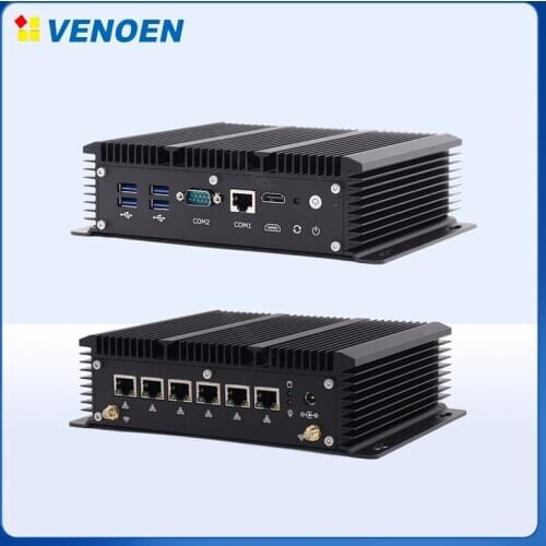 Firewall Router mini industrial pc 6LAN Celeron 2955U Core i5 7267U i3 7167U 3865U Mulit RJ45 DB9 series Port Protable computer