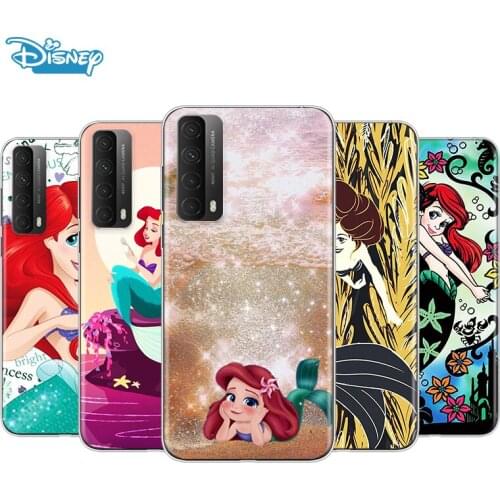 Transparent Cover The Little Mermaid lovely For Huaeri Y9S Y9A Y9 Y8P Y8S Y7 Y7A Y7P Y6P Y6S Y6 Y5P Y5 Pro Phone Case