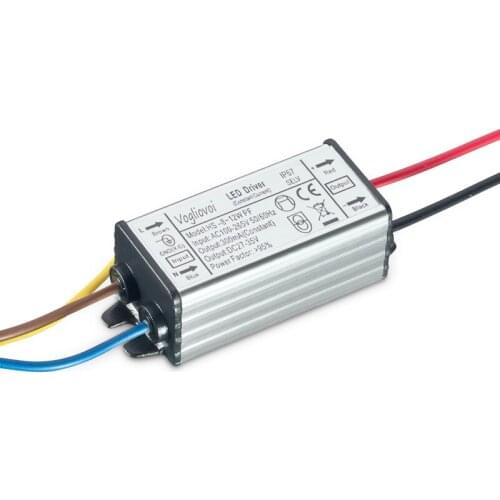 Vogliovoi LED Driver 8-12W For Downlight Bulb Spotlight AC110V AC220V Aluminum Waterproof IP67 300MA
